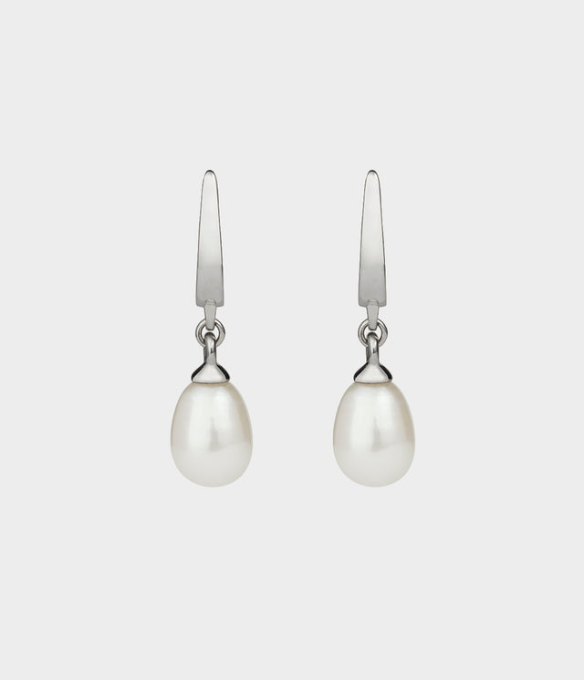 Vermeer Drop Pearl Earrings by Stephen Einhorn